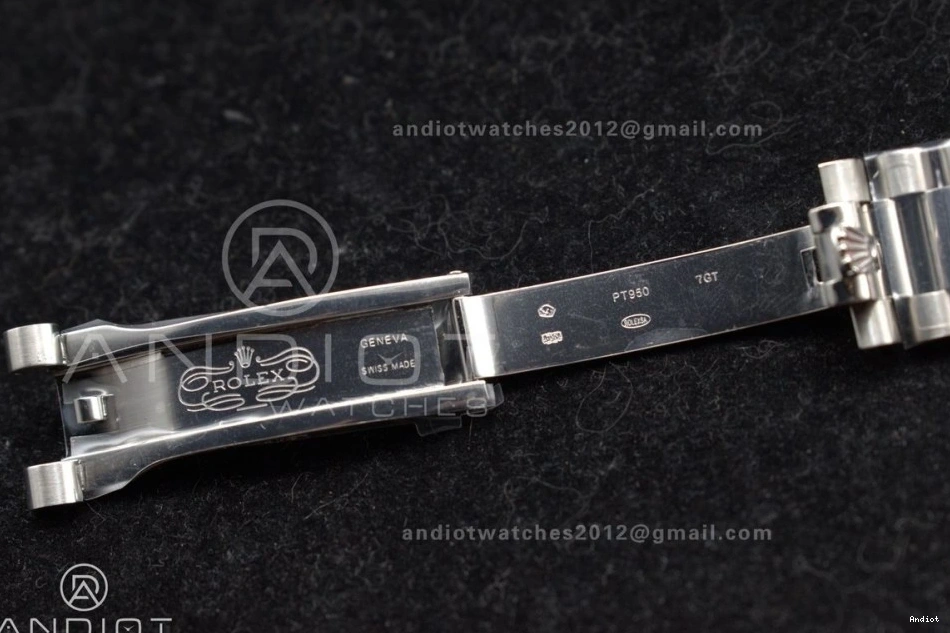 Black Gain GSF A2836 40 Crystal President Dial Weight DayDate SS on Bracelet 1206